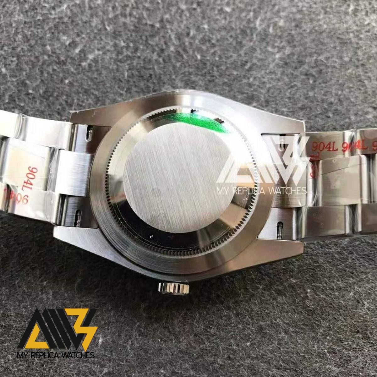 Oyster Perpetual 124300 41mm 904L Stainless Steel GSF 1:1 Best Edition Green Dial on Stainless Steel Bracelet A.2824